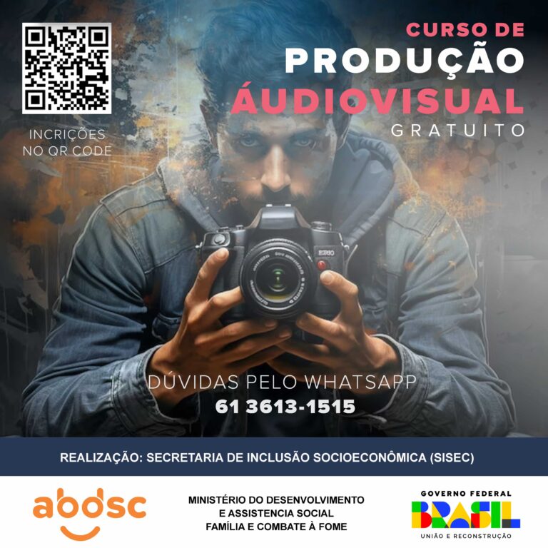 PRODUÇÃO DE ÁUDIOVISUAL